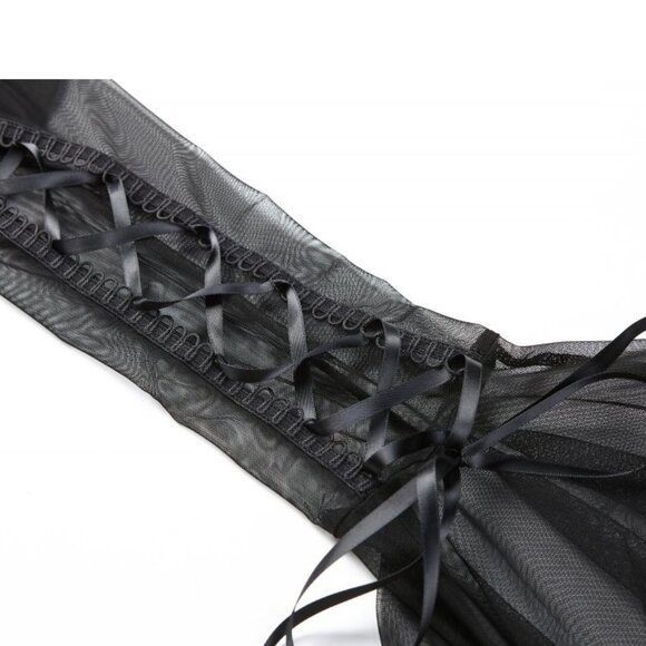 Romantic Delusions Pentagram Lace Top - Picture 7 of 9